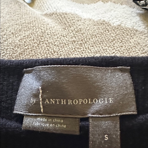 By Anthropologie Woven Ruffle-Sleeve Sweater - Picture 3 of 5